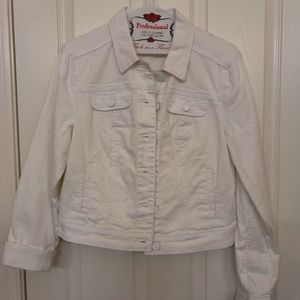 White Jean Jacket
